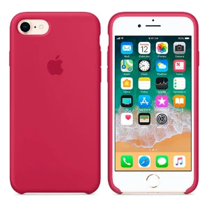 Силіконовий чохол iLoungeMax Silicone Case Rose Red для iPhone SE 3 | SE 2 | 8 | 7 OEM - Фото 2