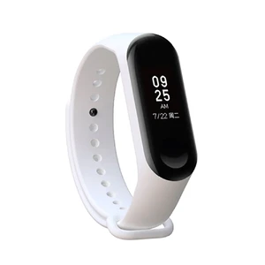 Силіконовий ремінець iLoungeMax для фітнес-браслета Xiaomi Mi Band 3 | 4 White  - Фото 1
