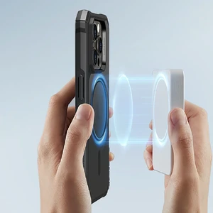 Силіконовий чохол з MagSafe ESR Air Armor HaloLock Frosted Black для iPhone 15 Pro Max - Фото 4