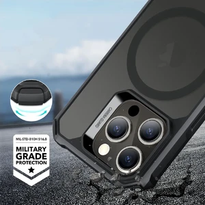 Силіконовий чохол з MagSafe ESR Air Armor HaloLock Frosted Black для iPhone 15 Plus - Фото 8
