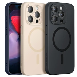 Силиконовый чехол с MagSafe ESR Cloud Soft Case Halolock Black для iPhone 15 Pro Max - Фото 3