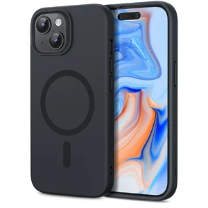 Силіконовий чохол з MagSafe ESR Cloud Soft Case Halolock Black для iPhone 15 4894240178041 - Фото 1