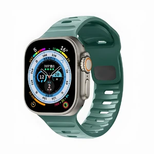 Силіконовий ремінець Apple Watch Ultra 49mm | 45mm | 44mm | 42mm | iLoungeMax Nomad Sport Band Clover  - Фото 1