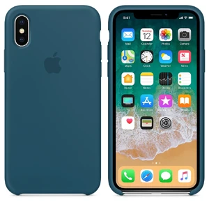 Силіконовий чохол Apple Silicone Case Cosmos Blue (MR6G2) для iPhone X - Фото 2