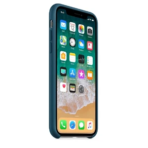 Силіконовий чохол Apple Silicone Case Cosmos Blue (MR6G2) для iPhone X - Фото 4