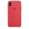 Силиконовый чехол Apple Silicone Case Red Raspberry (MRG12) для iPhone X MRG12 - Фото 1