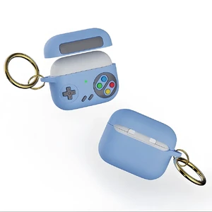 Силіконовий чохол для AirPods 3 з кільцем | iLoungeMax 3D Game Console Sky Blue - Фото 2