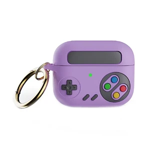 Силіконовий чохол для AirPods 3 з кільцем | iLoungeMax 3D Game Console Purple  - Фото 1