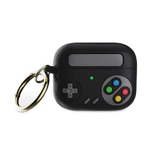 Силіконовий чохол для AirPods 3 з кільцем | iLoungeMax 3D Game Console Black  - Фото 1