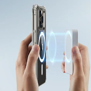 Силиконовый чехол с MagSafe ESR Air Armor HaloLock Clear для iPhone 15 - Фото 7