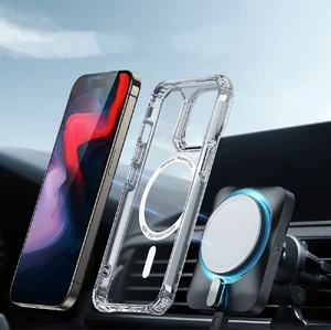 Силиконовый чехол с MagSafe ESR Air Armor HaloLock Clear для iPhone 15 Plus - Фото 6