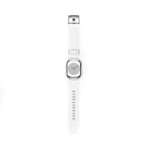 Силіконовий чохол-ремінець Spigen Liquid Crystal Pro Clear для Apple Watch 45mm - Фото 4