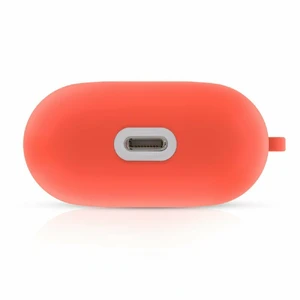 Силиконовый чехол с карабином iLoungeMax TPU Case Papaya для AirPods 2 | 1 - Фото 4