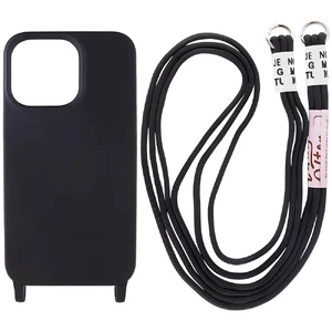 Силиконовый чехол с ремешком iLoungeMax Crossbody Case Black для iPhone 11  - Фото 1