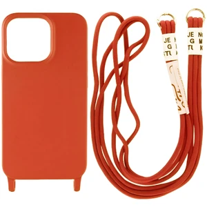 Силіконовий чохол з ремінцем iLoungeMax Crossbody Case Red для iPhone 11  - Фото 1