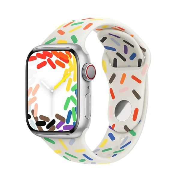 Силіконовий ремінець iLoungeMax Pride Edition Sport Band для Apple Watch 49m | 45mm | 44mm/42mm OEM у Рівному
