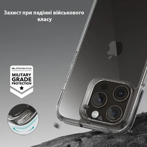 Скляний чохол ESR Ice Shield Series 9H Tempered Glass Back Cover Clear для iPhone 15 Pro - Фото 3