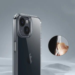 Скляний чохол ESR Ice Shield Series 9H Tempered Glass Back Cover Clear для iPhone 15 Plus - Фото 3
