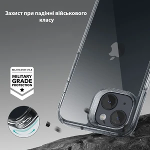 Скляний чохол ESR Ice Shield Series 9H Tempered Glass Back Cover Clear для iPhone 15 Plus - Фото 5