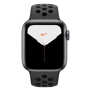 Смарт-часы Apple Watch Nike+ Series 5 44mm Space Gray Aluminum Case Sport Band (MX3W2) - Фото 2