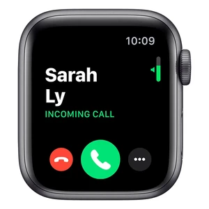 Смарт-часы Apple Watch Nike+ Series 5 44mm Space Gray Aluminum Case Sport Band (MX3W2) - Фото 3