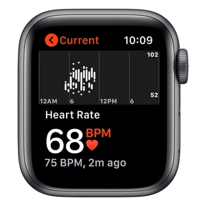 Смарт-часы Apple Watch Nike+ Series 5 44mm Space Gray Aluminum Case Sport Band (MX3W2) - Фото 5