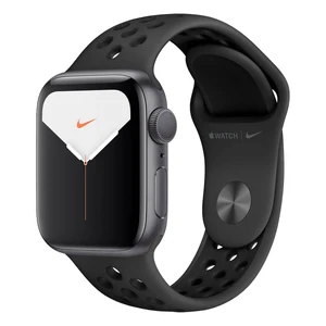 Смарт-часы Apple Watch Nike+ Series 5 44mm Space Gray Aluminum Case Sport Band (MX3W2) MX3W2 - Фото 1