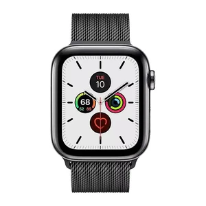 Смарт-годинник Apple Watch Series 5 44mm Space Black Stainless Steel Case Milanese Loop (MWW82) - Фото 2