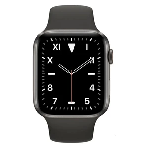 Смарт-годинник Apple Watch Series 5 44mm Space Black Titanium Case Black Milanese Loop (MWQR2) - Фото 2