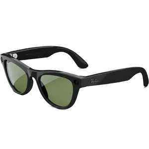 Умные очки Ray-Ban Meta Skyler, Shiny Black / G-15 Green  - Фото 1