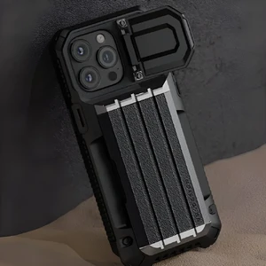 Протиударний чохол-гаманець VRS Design Case Damda Glide Ultimate Black для iPhone 15 Plus - Фото 3