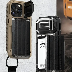 Протиударний чохол-гаманець VRS Design Case Damda Glide Ultimate Black для iPhone 15 Plus - Фото 5