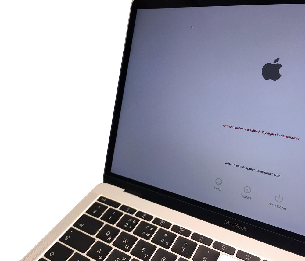 Снятие блокировки EFI MacBook Air 13" (2020) A2179