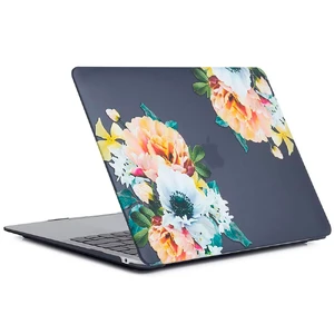 Пластиковый чехол iLoungeMax Soft Touch Big Flowers для MacBook Air 13" (M1 | 2020 | 2019 | 2018) - Фото 4