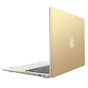 Пластиковый чехол iLoungeMax Soft Touch Metallic Gold для MacBook Air 13" (2008-2017) - Фото 2
