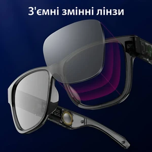 Солнцезащитные смарт-очки iLoungeMax KUMI Meta V1 с динамиками Bluetooth 5.0 Black - Фото 4