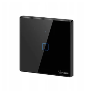 Черный умный выключатель HomeKit Sonoff TX T3EU1C (1 канал) - Фото 3