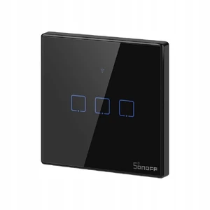 Черный умный выключатель HomeKit Sonoff TX T3EU3C (3 канала) - Фото 3