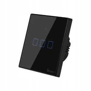 Черный умный выключатель HomeKit Sonoff TX T3EU3C (3 канала) - Фото 4
