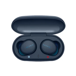 Бездротові навушники Sony WF-XB700 Blue із зарядним кейсом - Фото 5