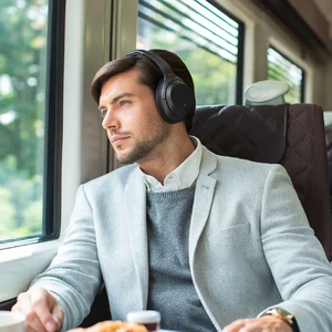 Бездротові навушники з шумопоглинання Sony WH-1000XM3 Black - Фото 8