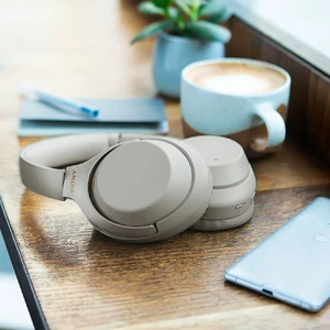Бездротові навушники з шумопоглинання Sony WH-1000XM3 Silver - Фото 7