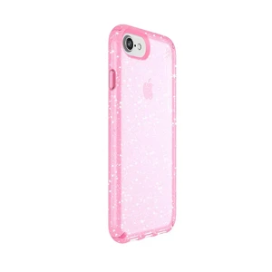 Чехол-накладка Speck Presidio Clear + Glitter Bella Pink With Gold Glitter для iPhone SE 3 | SE 2 | 8 | 7 | 6s | 6 - Фото 2