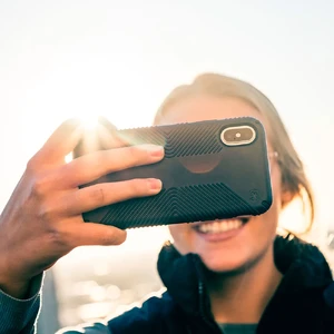 Противоударный чехол Speck Presidio Grip Black | Black для iPhone XS Max - Фото 6