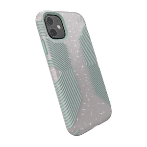 Чехол Speck Presidio Grip + Glitter Whitestone Grey Glitter | Blue для iPhone 11 - Фото 2