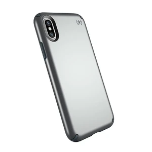 Чехол Speck Presidio Metallic Tungsten Grey Metallic | Stormy Gray для iPhone X | XS - Фото 3