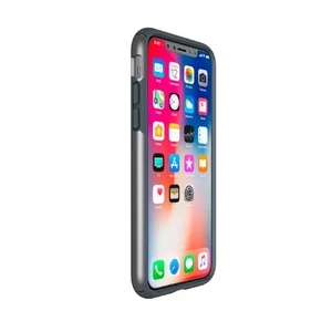 Чехол Speck Presidio Metallic Tungsten Grey Metallic | Stormy Gray для iPhone X | XS - Фото 6