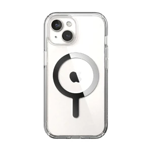 Прозрачный чехол с MagSafe Speck Presidio Perfect-Clear Clear/Chrome для iPhone 15 - Фото 3