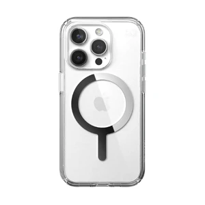 Прозрачный чехол с MagSafe Speck Presidio Perfect-Clear Clear/Chrome для iPhone 15 Pro Max - Фото 3