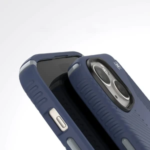Противоударный чехол Speck Presidio2 Grip Blue/Dust Grey для iPhone 15 - Фото 4